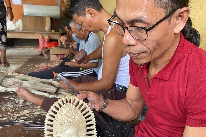 Bali Arts shopping with temples-waterfall visit. - Stop 3: Mas Carving Center (1 Hour) for Woodwork You Can Actually Appreciate