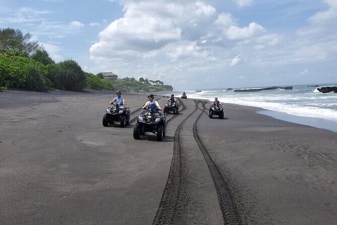 Bali ATV Ride In the beach black sand atv tour - Beach black sand ATVs: what makes this Bali ride different