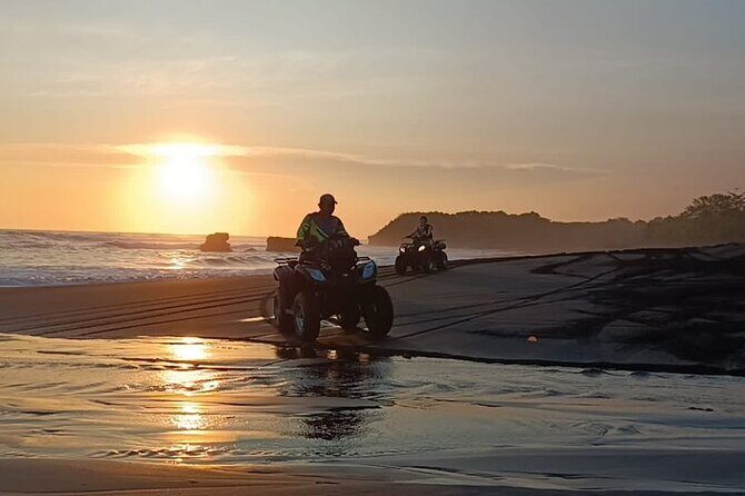 Bali ATV Ride In the beach black sand atv tour - Kelecung Beach black sand: your main event