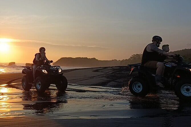 Bali ATV Ride In the beach black sand atv tour - Lunch and the end-of-ride reset