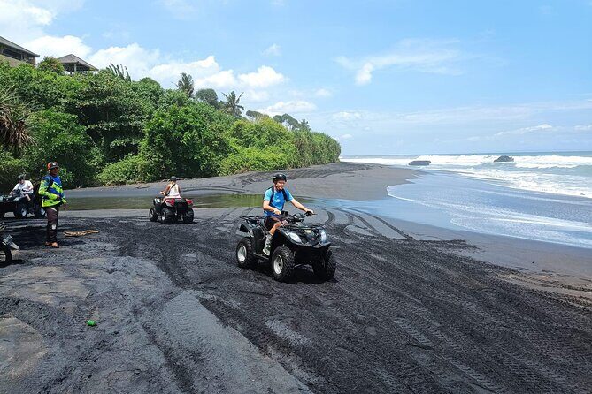 Bali ATV Ride In the beach sunset atv tour - The coastal drive toward Ubud: views with less monotony
