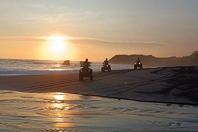 Bali ATV Ride In the beach sunset atv tour - Tegal Mengkeb black-sand ATV ride: the part you should plan for