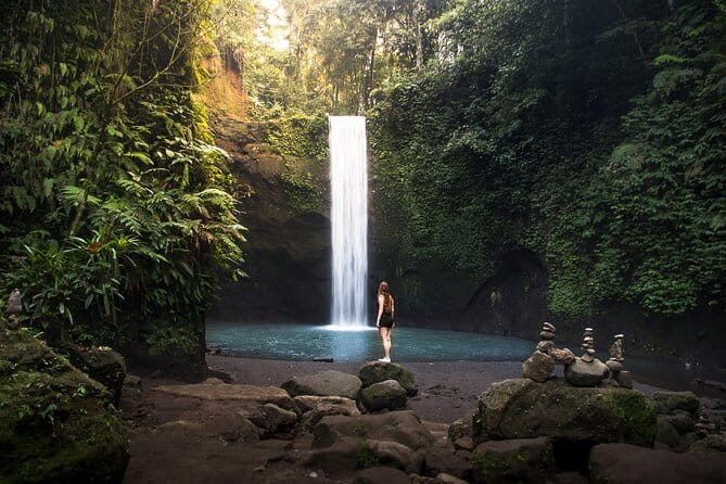 Bali: Best Eastern Waterfalls with Private Bali Tours - Tibumana Waterfall: Jungle Green and Stairs Down