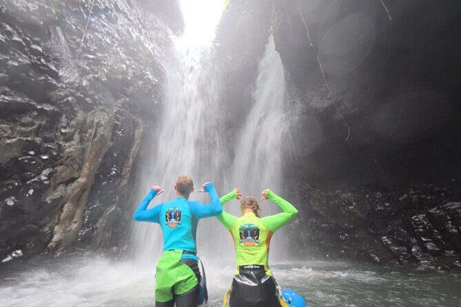 Bali Canyoning Trip – Explore Hidden Waterfalls & Gorges - Slides, Jumps, Trekking, and Zip-Line Into the Canyon