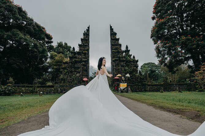 Bali Flying Dress VIP Ubud Photoshoot (Private with Professional Photographer) - Stop 1: Handara Iconic Gate and the 700-year banyan tree