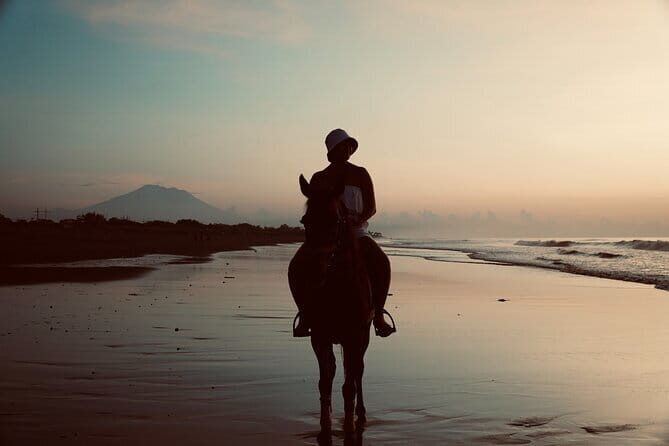 Bali Horse Riding Sanur Beach include Transport - Sanur Beach Black Sand Is the Whole Point