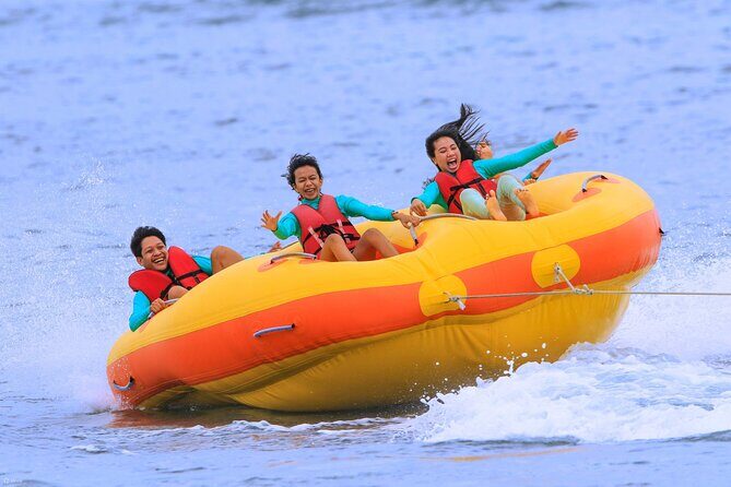 Bali Parasailing Adventure, Jet Ski, Banana Boat , Donat Boat, with Transport - Jet Ski and Banana Boat: Thrills for Different Comfort Levels