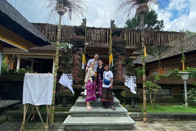 Bali Swing Hot Spring And Waterfall Private Guided Tour - Tampaksiring flower garden stop and an Elephant Cave pass