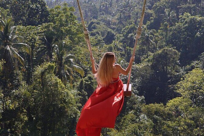 Bali Swing, Monkey Forest and Waterfall Private Tour - Monkey Forest Sanctuary: Temples, 700+ Macaques, and Path Rules