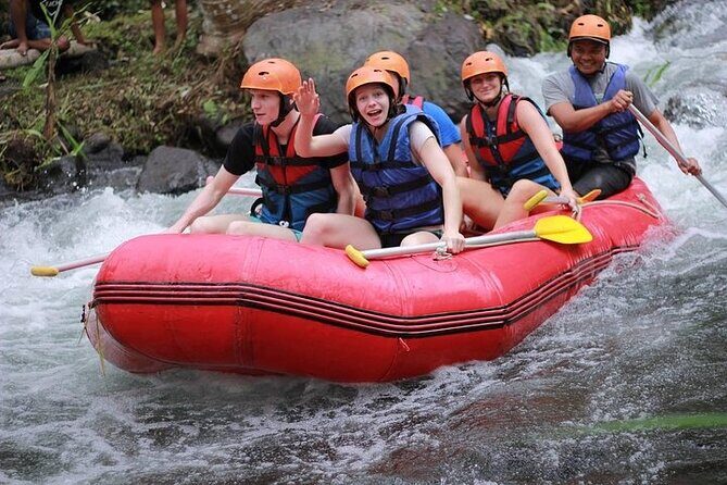 BMW Bali Rafting + Flying Fox at Telaga Waja River (LESS STAIRS) - Zipline into the start: the quick thrill before the paddling