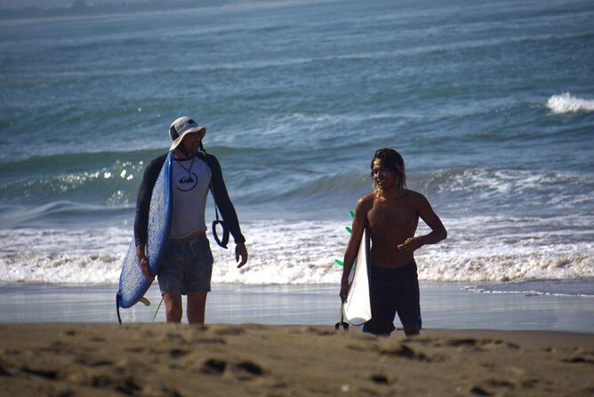 Canggu: Surfing lesson with ISA certified instructor - Pickup by Scooter and Getting to Batu Bolong Smoothly
