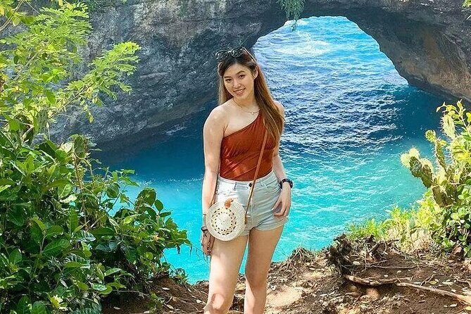 Full Day Nusa Penida Manta Point Snorkeling and West Island Tour - Broken Beach: a natural arch and the “water does the carving” feeling