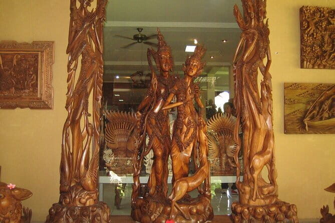 Half Day Bali Shopping Art Village Private Tour - Stop 4: Mas Carving Center for Wood Carving Handicrafts