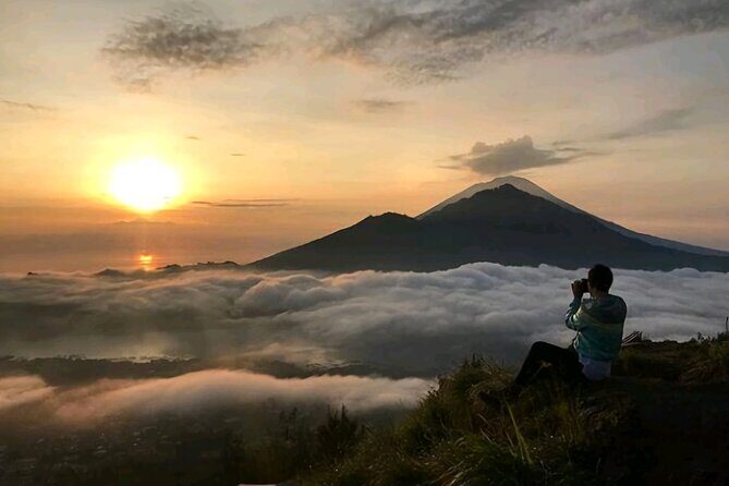 Mount Batur Sunrise Trekking with Natural Hot Spring - The climb to the summit crater around 6:15 AM