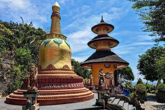 North Bali highlights: Buddhist temple, Waterfall & hot spring - Brahmavihara Arama: Start With Buddhist Calm and Real Architecture