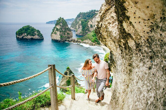 Nusa Penida. 2 Days Tour. Pick up from Bali. - Day 1: Atuh Beach’s wild calm, then Diamond Beach, then cliffside photo stops
