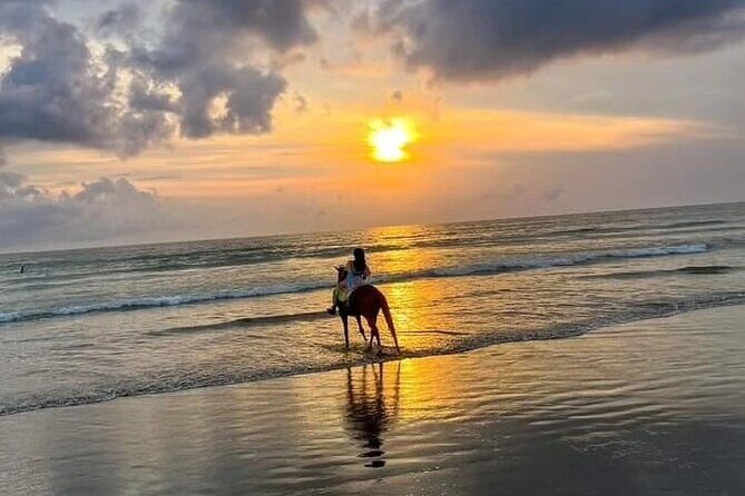 Seminyak Horse back riding In the beach - From Mesari Stables to the Sand: Your Start Point Matters