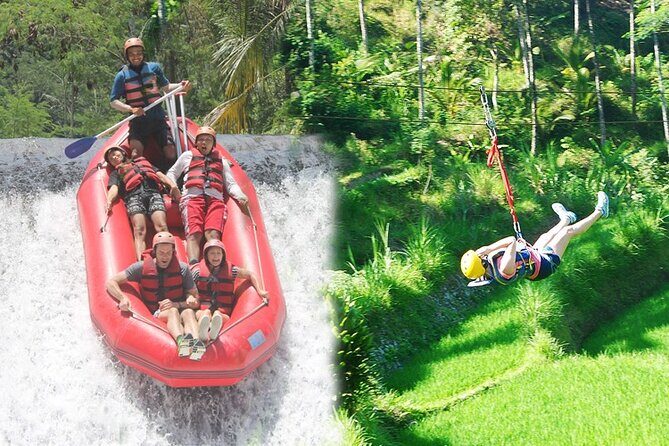 Telaga Waja River Rafting Bali & Zipline (Less Stairs) - Rafting Telaga Waja (grade II–III) and the optional dam descent