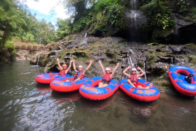 Ubud Tubing Adventure Holy Spring Temple Private Guided Tour - Stop 1: Gekko Tubing Bali on Petanu River (Fun With Safety Systems)
